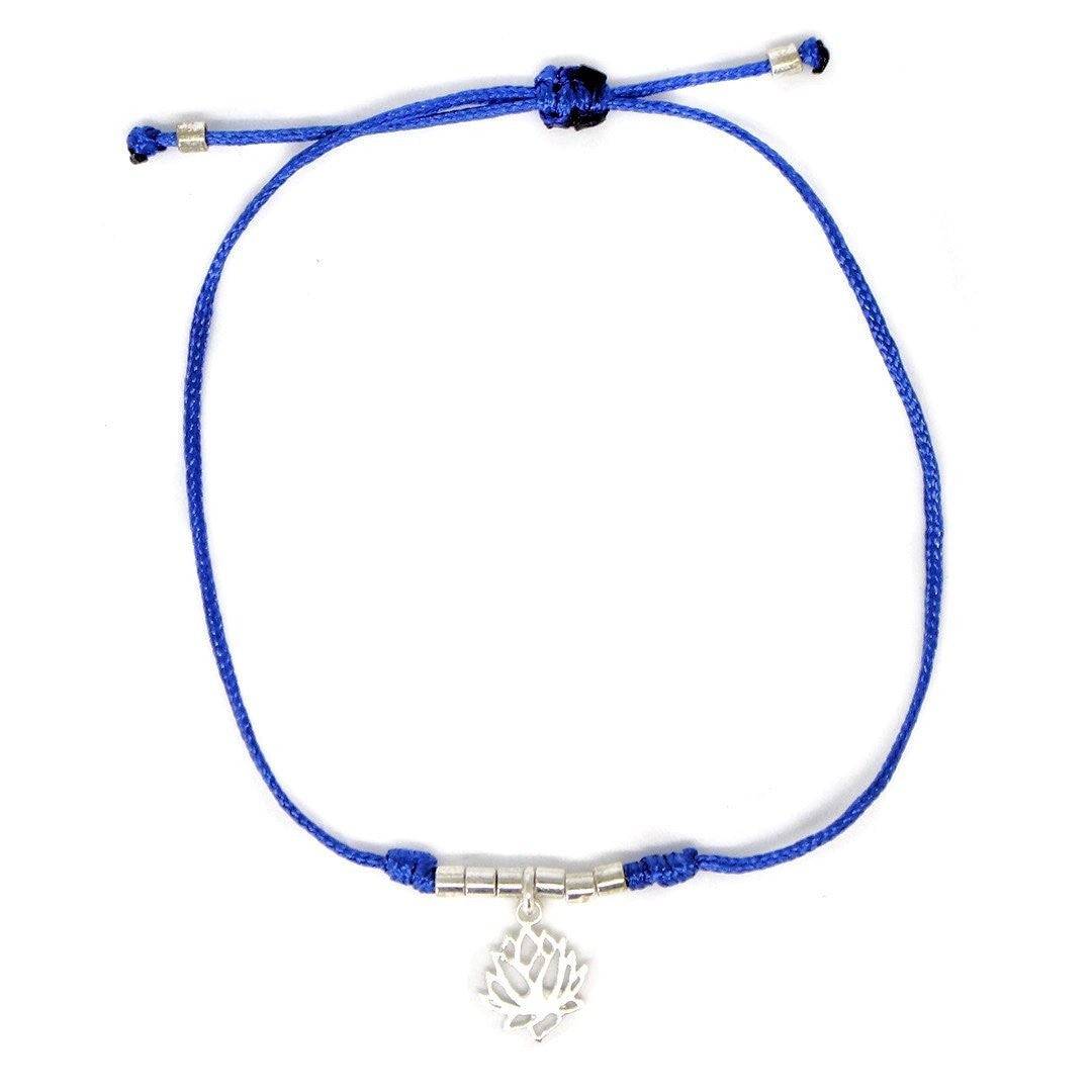 Lotus Flower Thread Bracelet