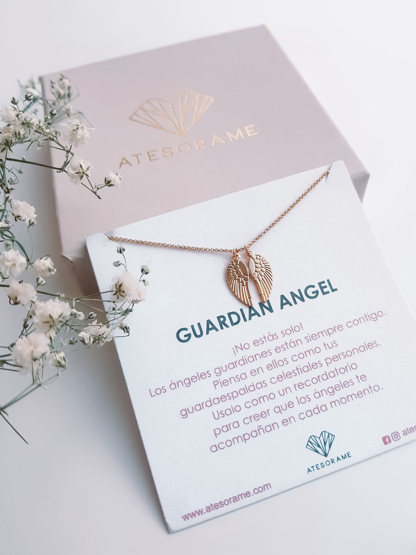 Collar Angel Guardian Goldfilled
