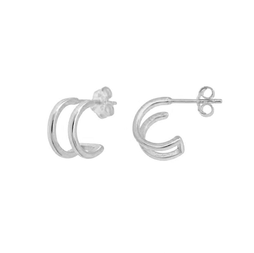 Double Silver Rings