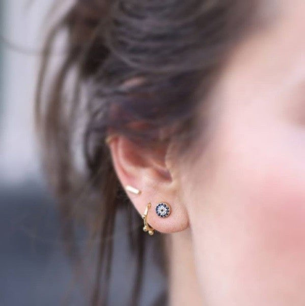 Zircon Turkish eye hoops