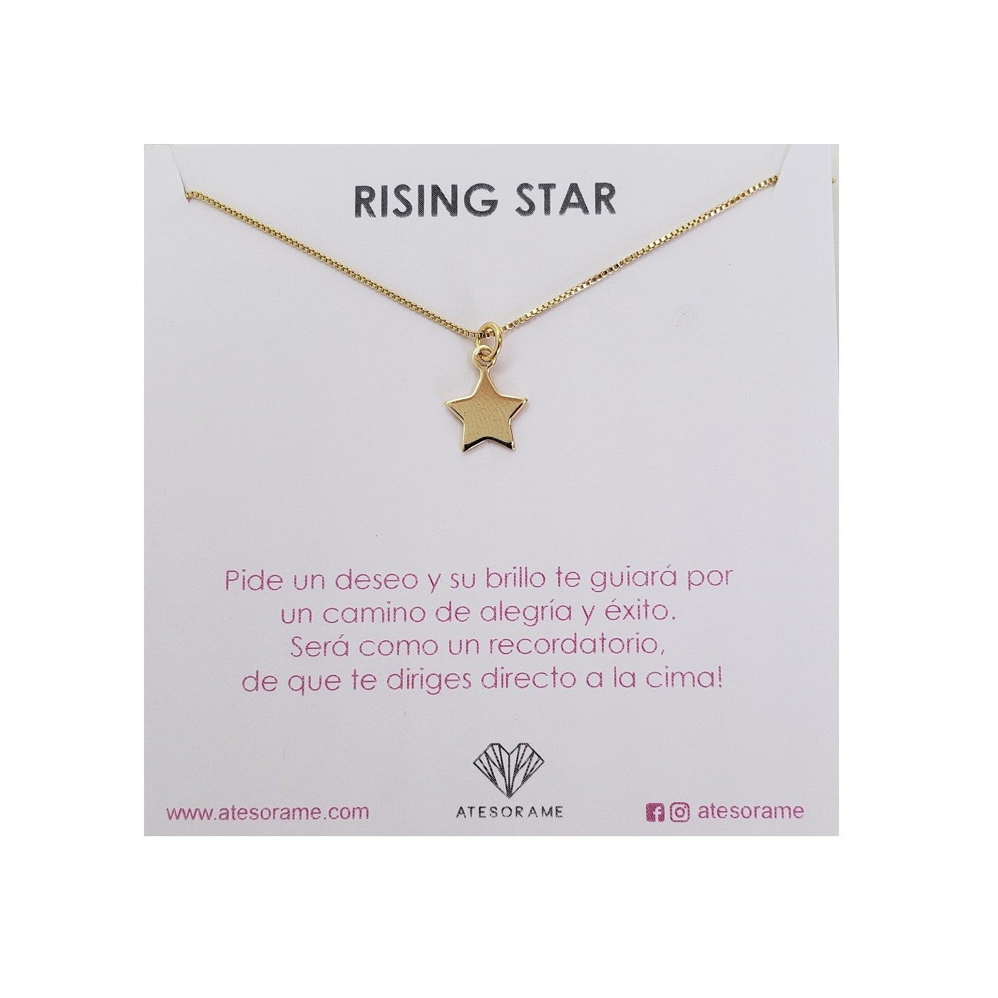 Slim Star Gold Necklace