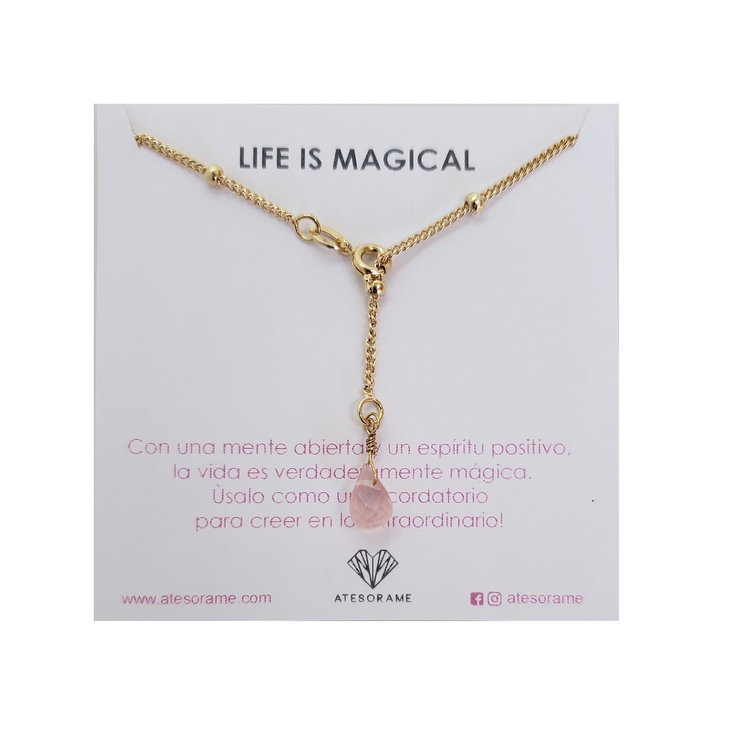 Cascade Melissa Quartz Rose Gold