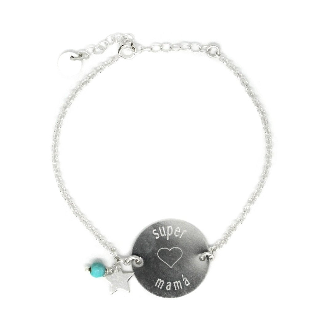 Engraved Medal Bracelet 18mm