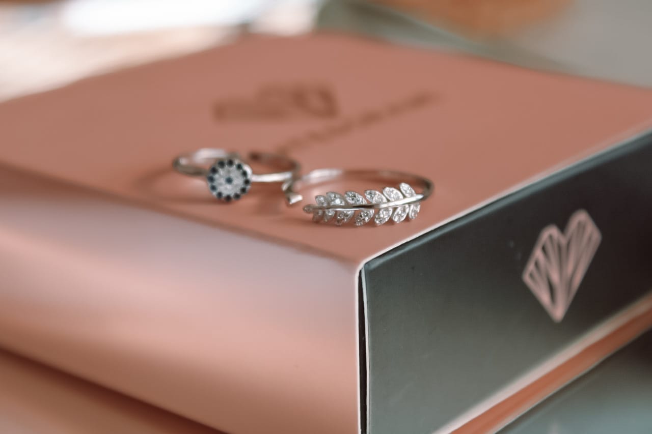 Freedom Crystal Silver Ring