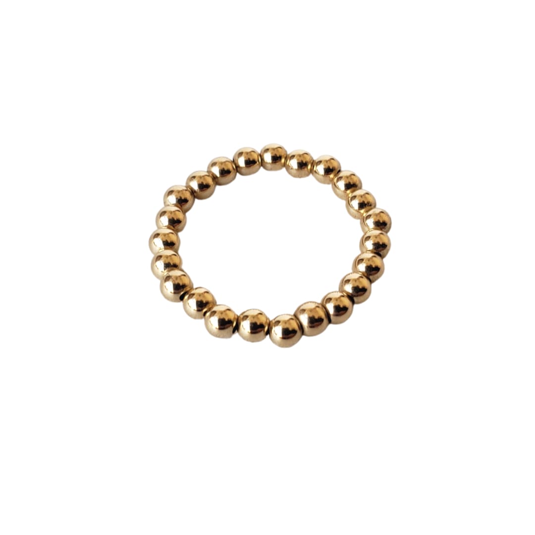 Ball ring 3mm gold 14K