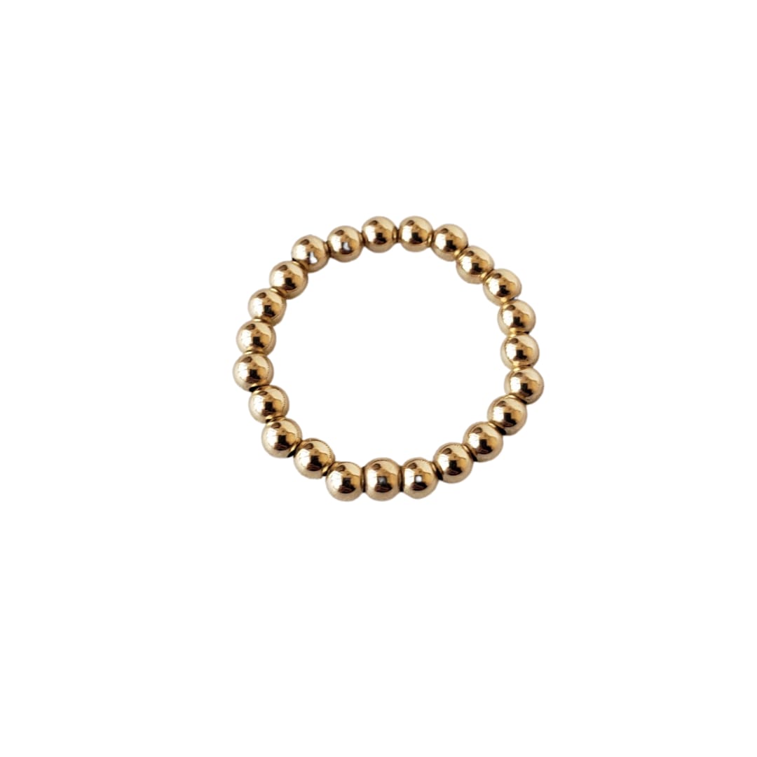 Ball ring 3mm gold 14K