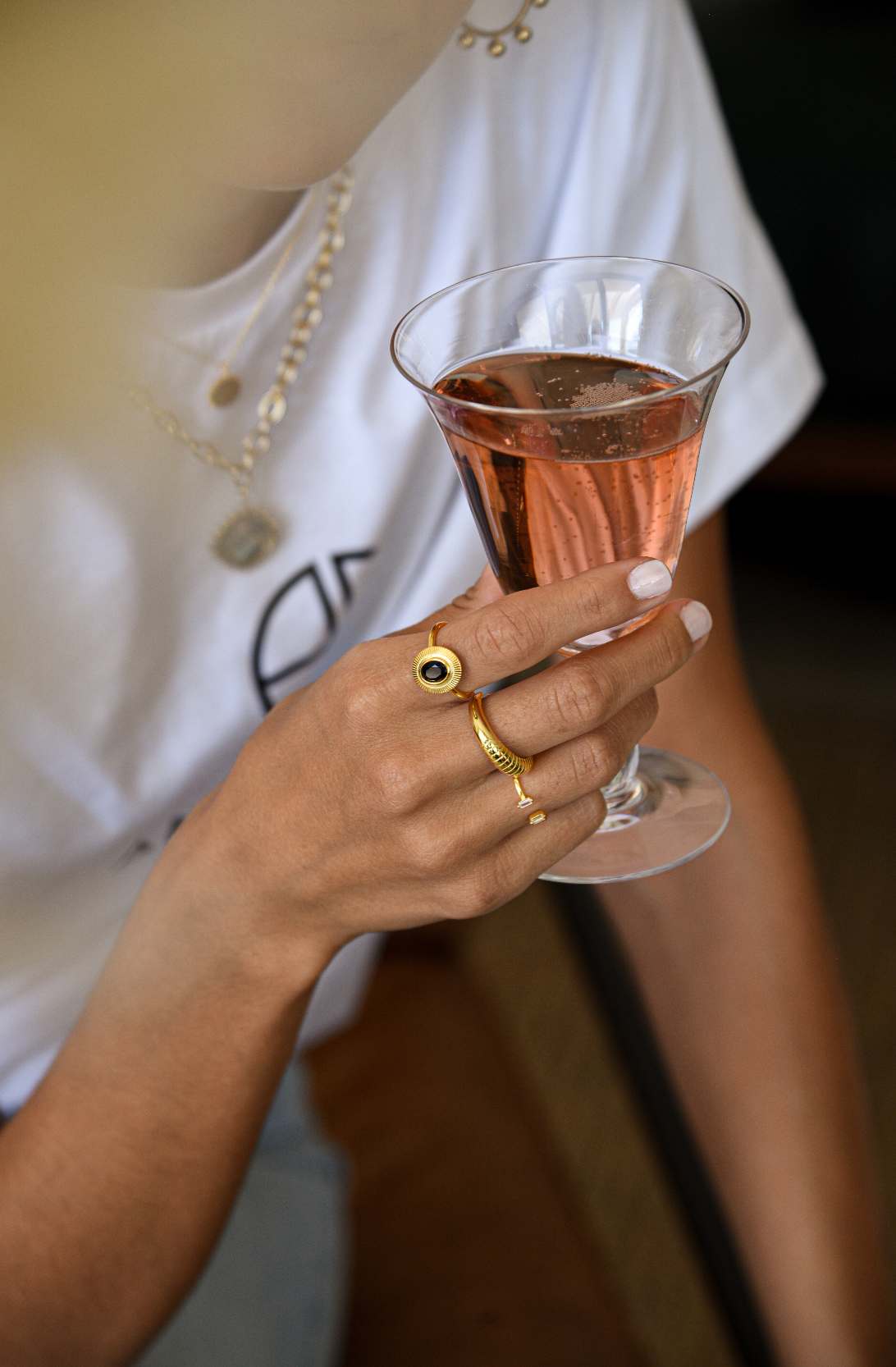 Hana Black Ring