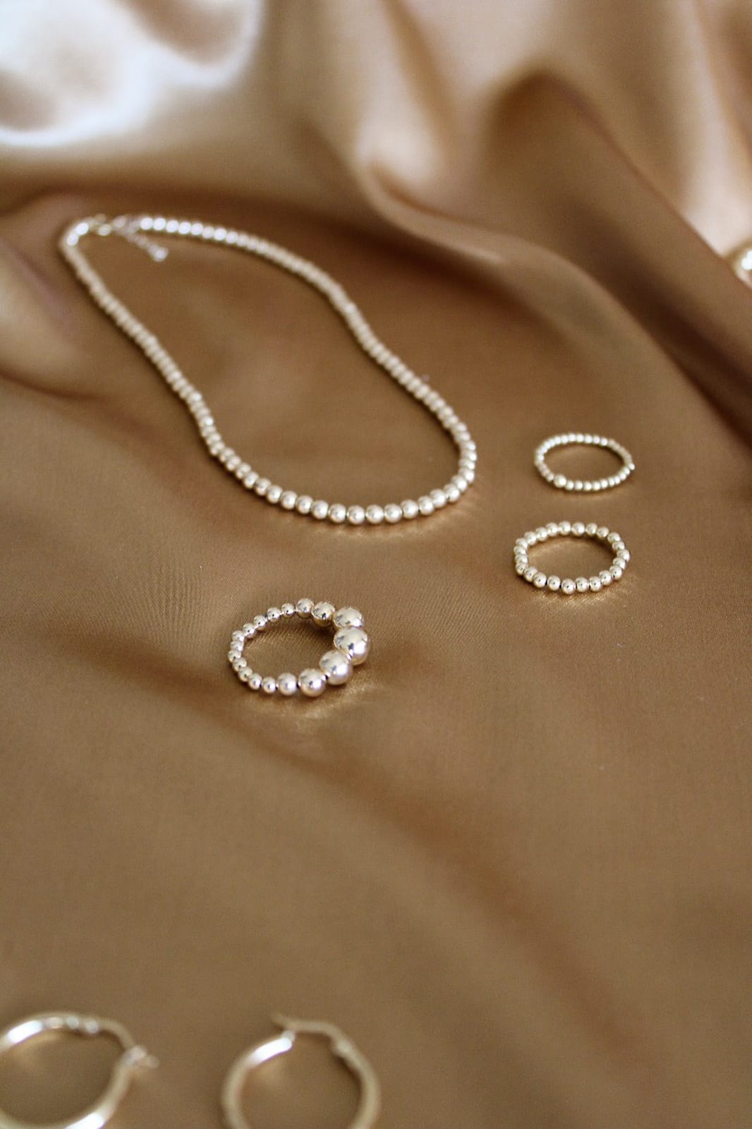 Collar Ball 3mm oro 14K