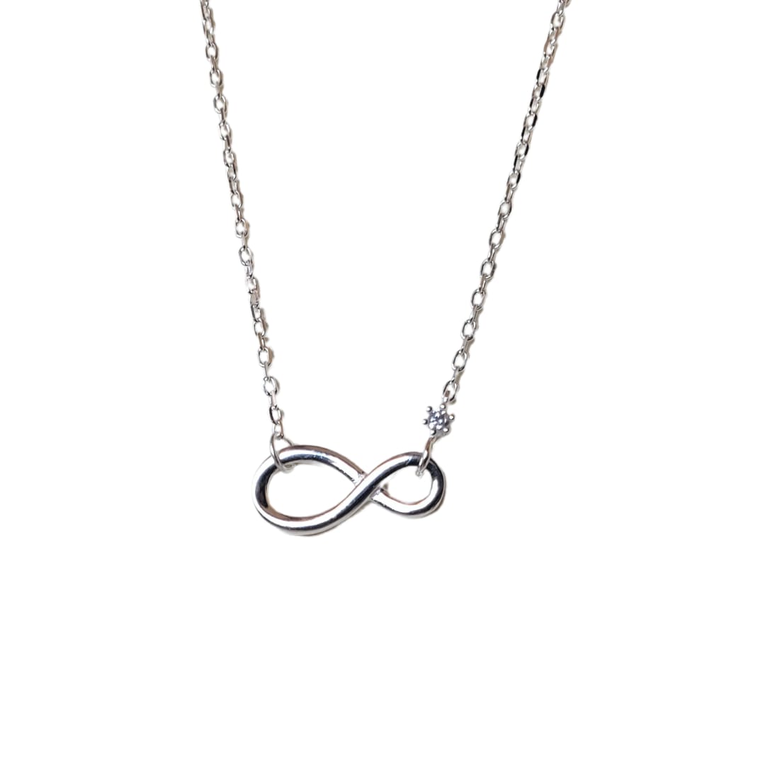 Collar Infinito Shine Plata