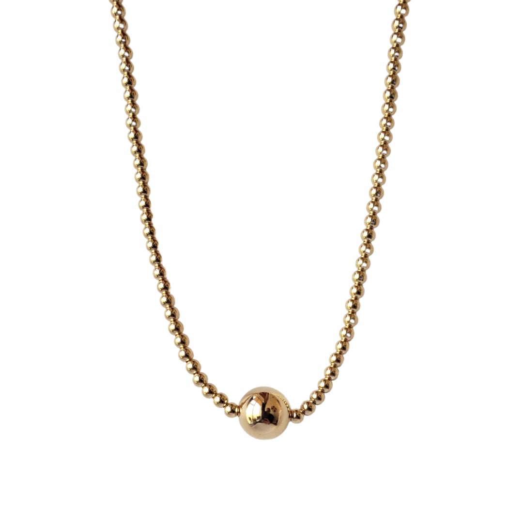Collar Domo oro 14K