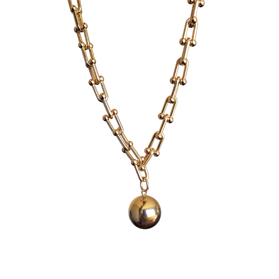 Collar Maxi Domo Gold