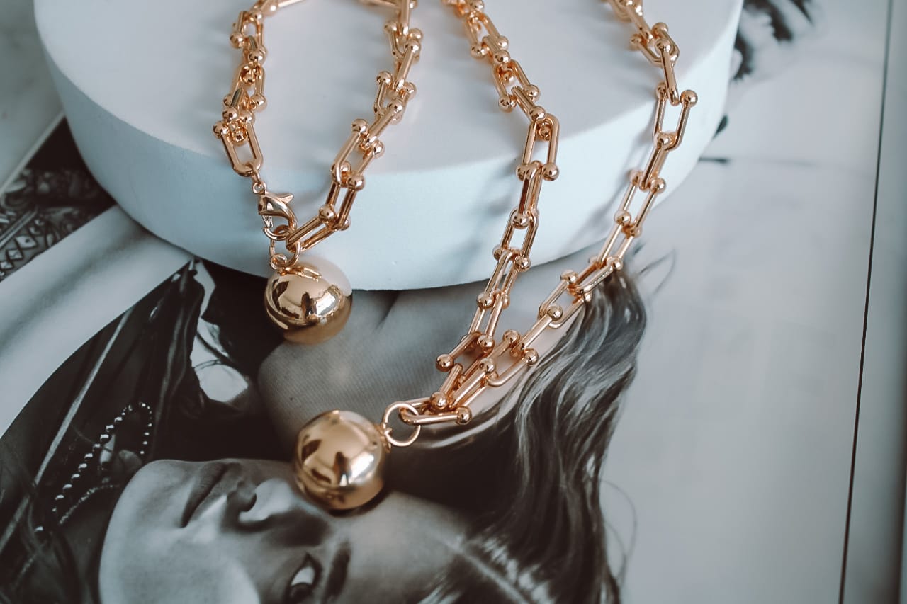 Gold Maxi Dome Bracelet