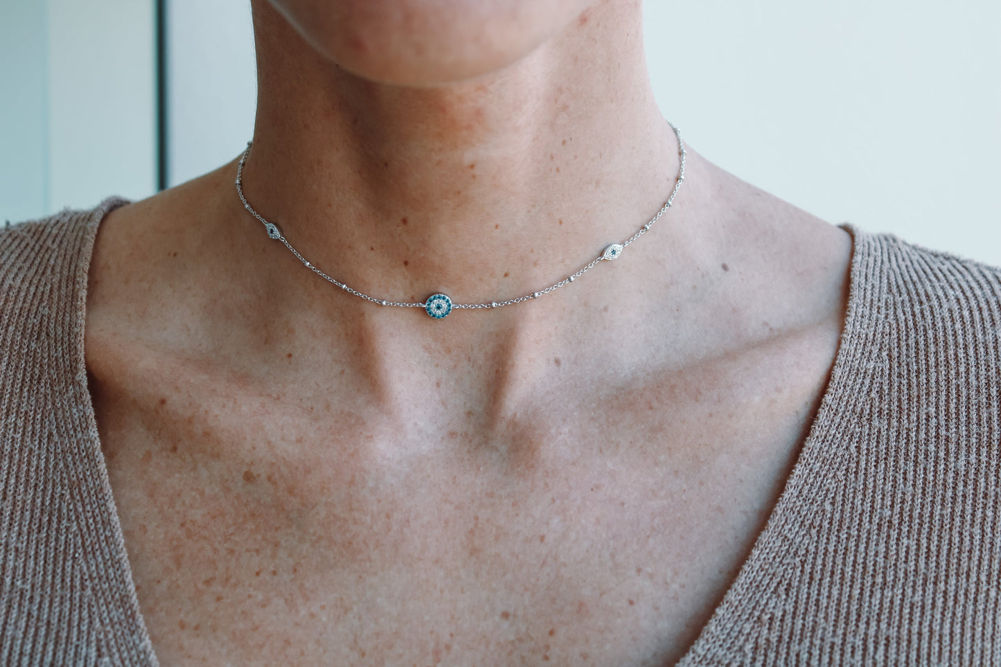Silver Protection Choker