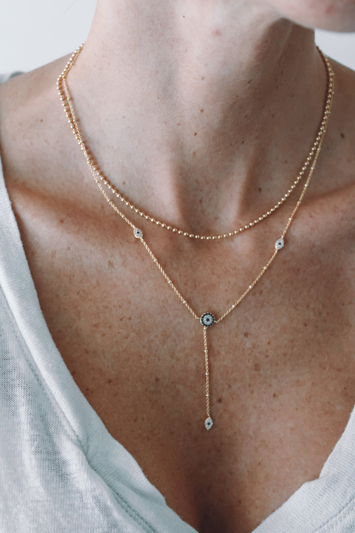 Gold Dots Necklace