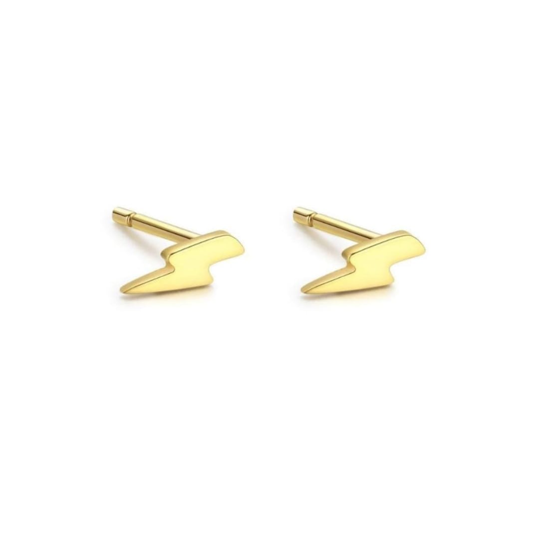 Gold Mini Rays Hoops