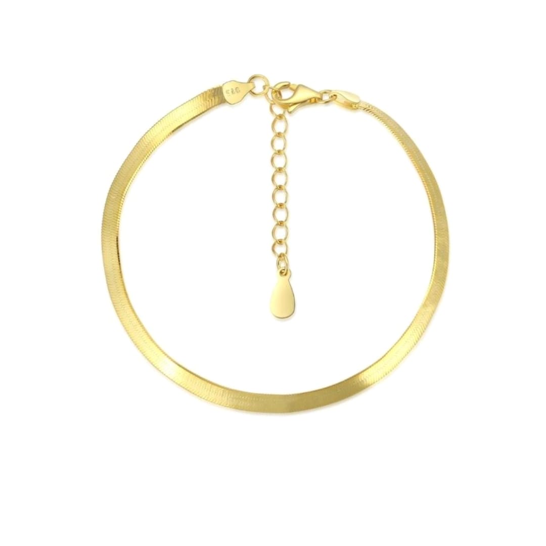 Herringbone Gold Bracelet
