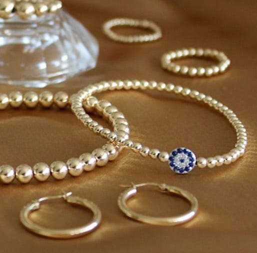 Ball Protection 14K gold bracelet