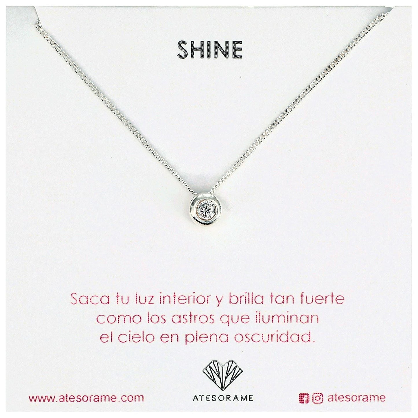 Point of Light Silver Necklace