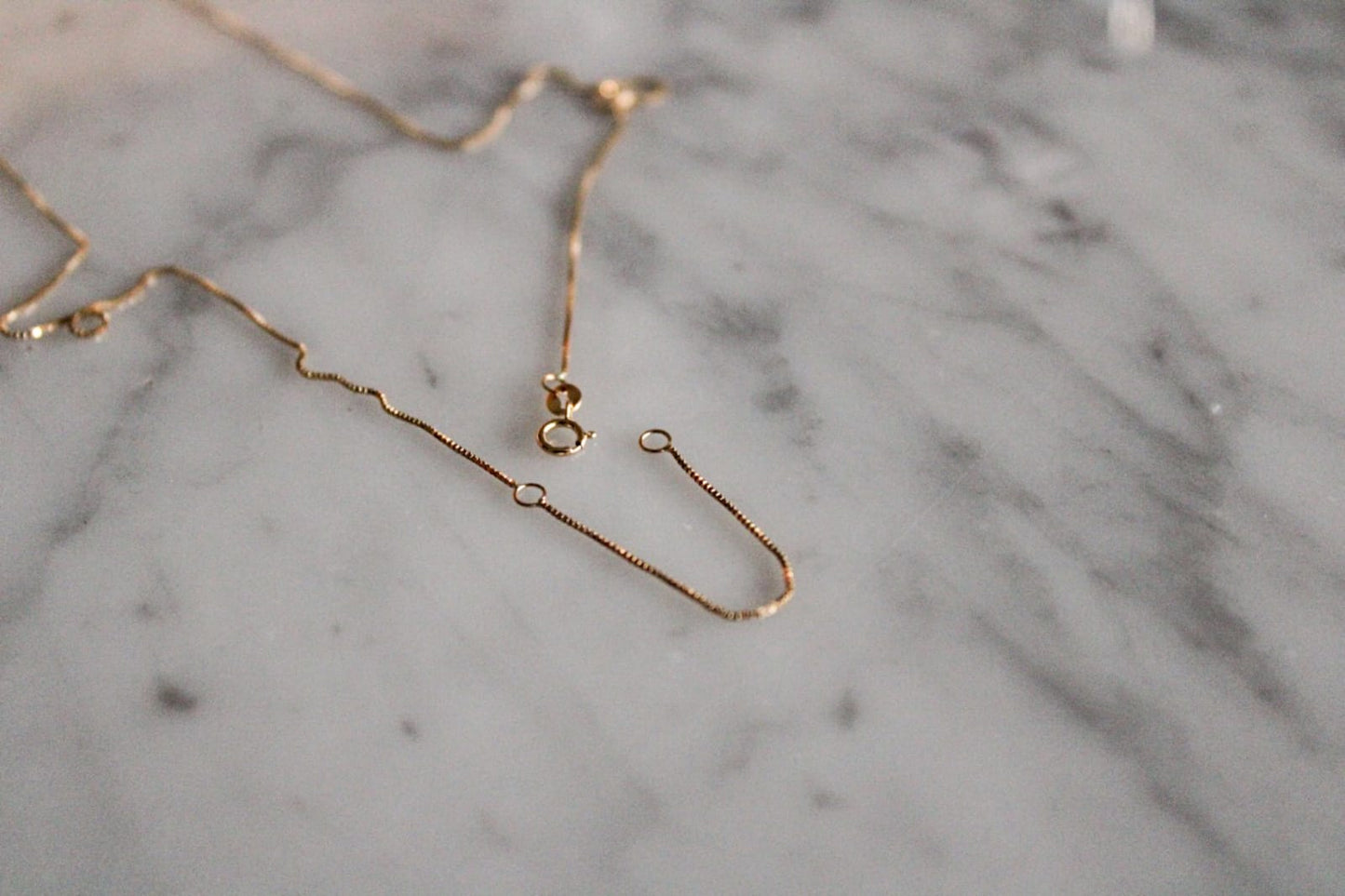 Light point necklace 18K yellow gold