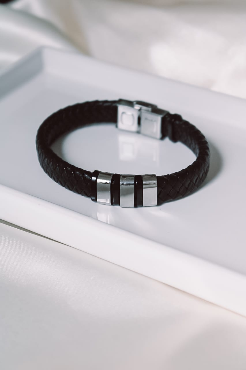 Personalized Leather Bracelet Men