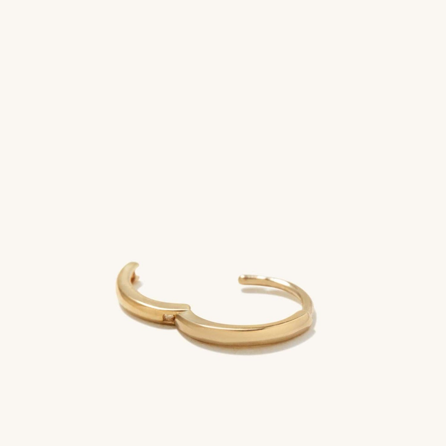 14K gold mini plain ring