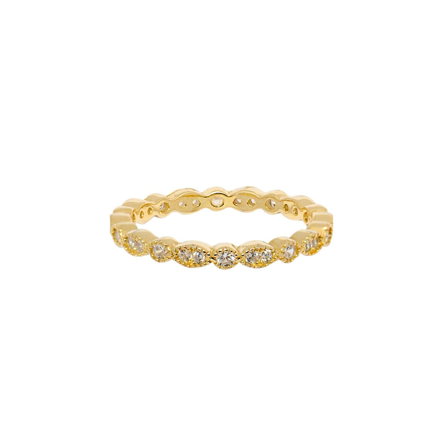 Infinity Deli Gold Ring