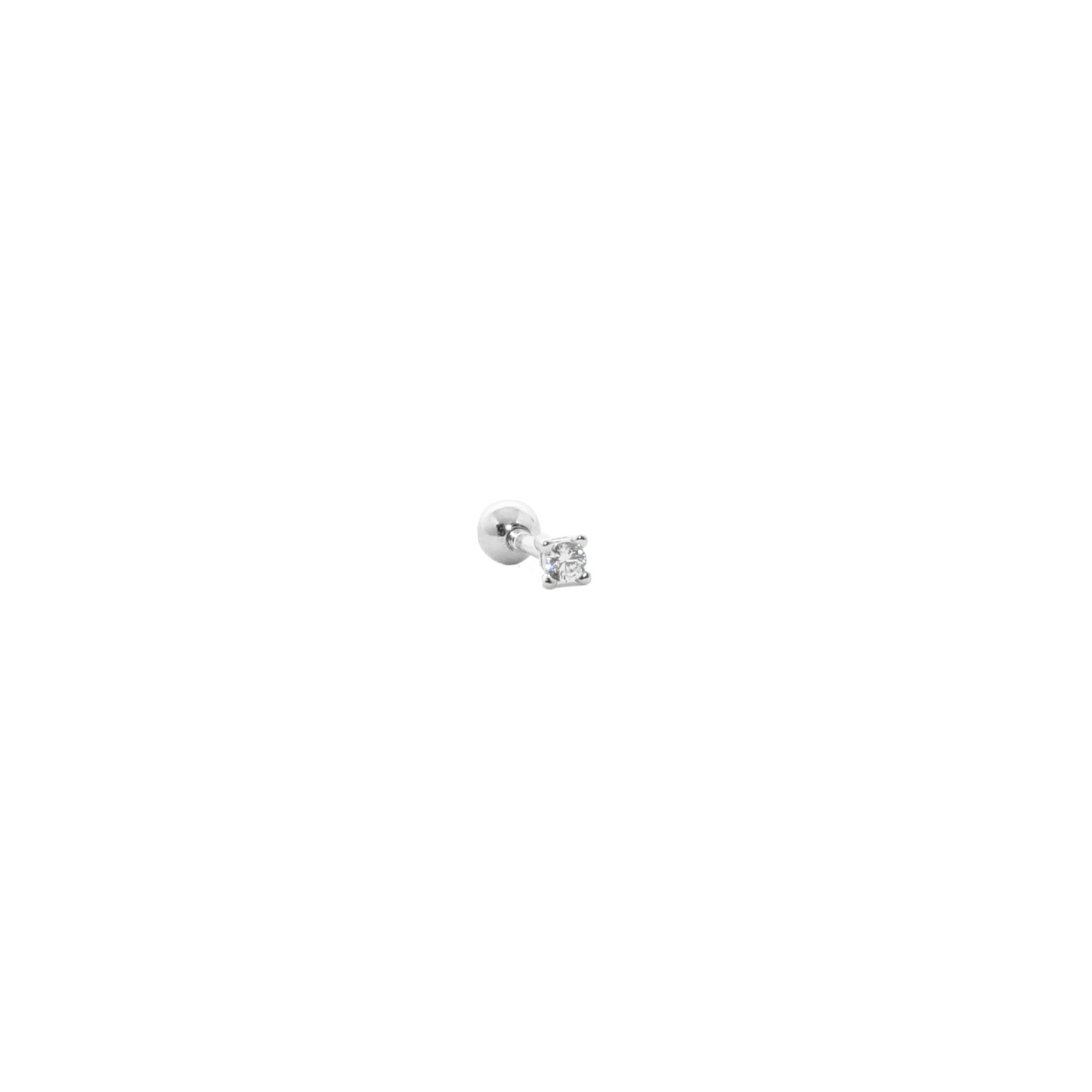Point of Light Silver Piercing