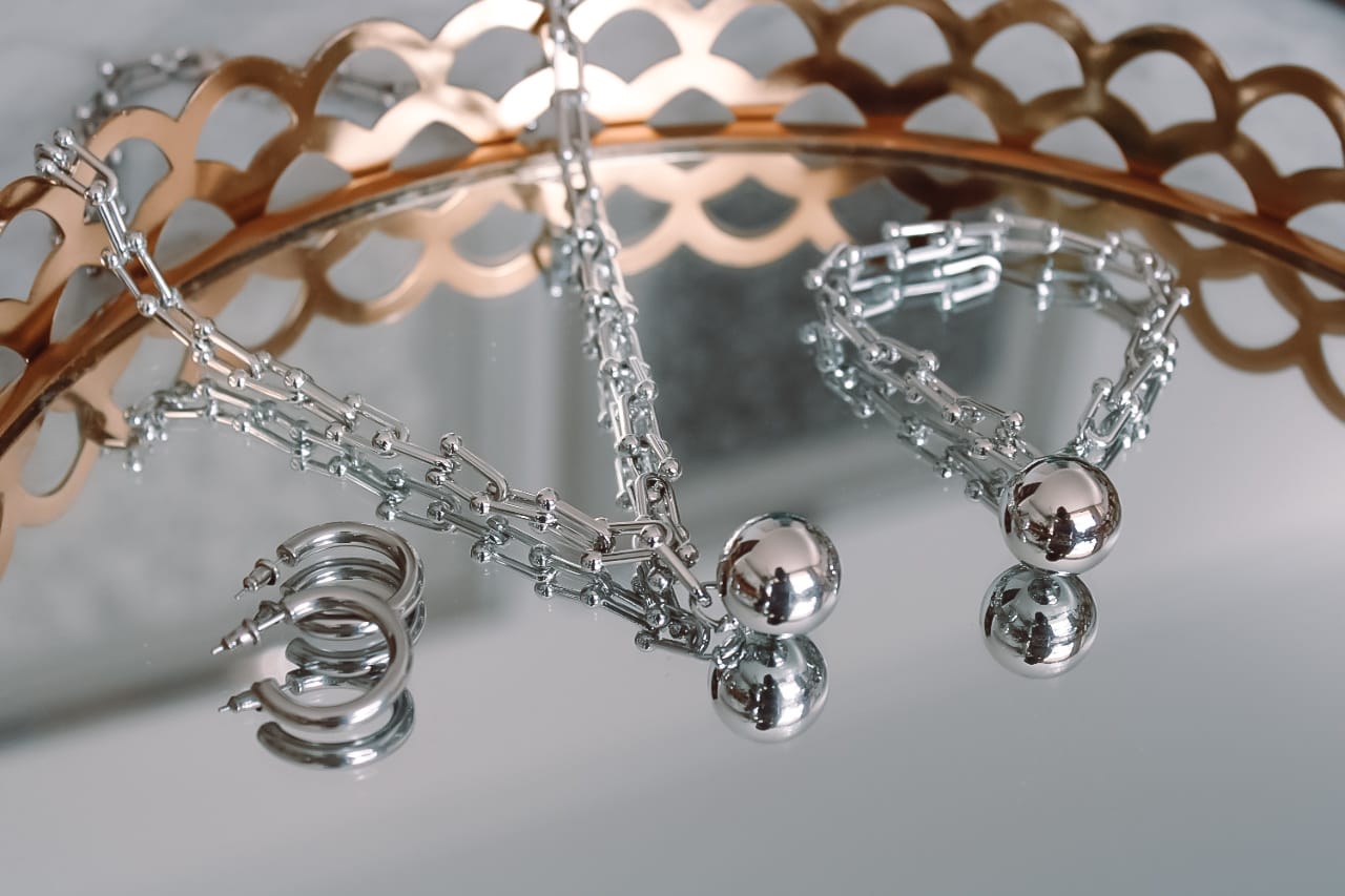 Silver Dome Maxi Bracelet