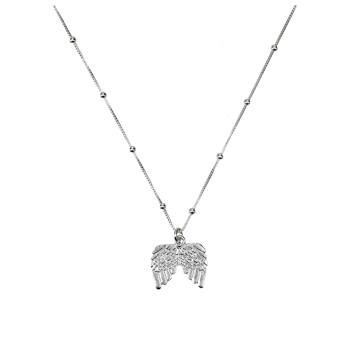 Angel twins necklace