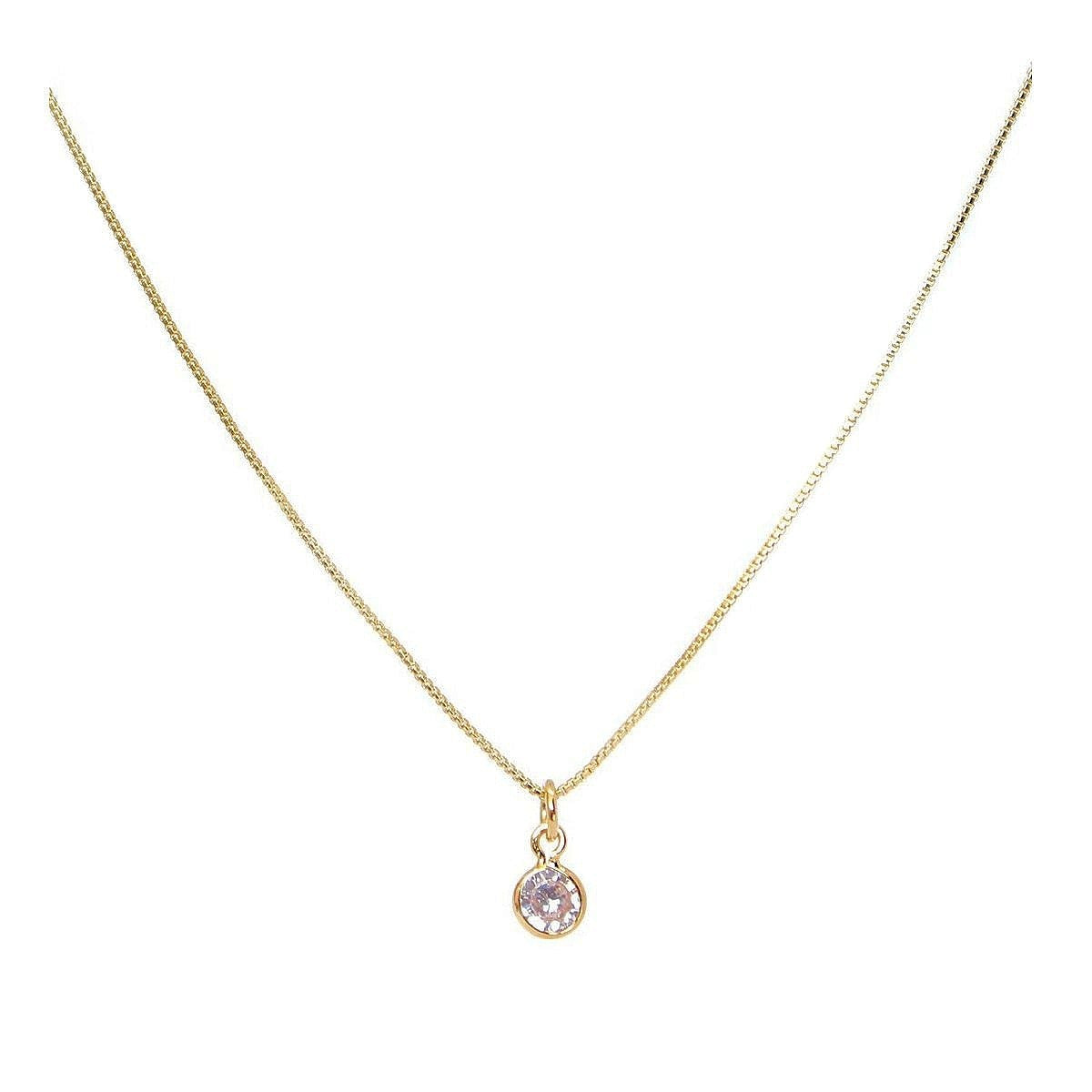 Light Spot Necklace Shine Gold