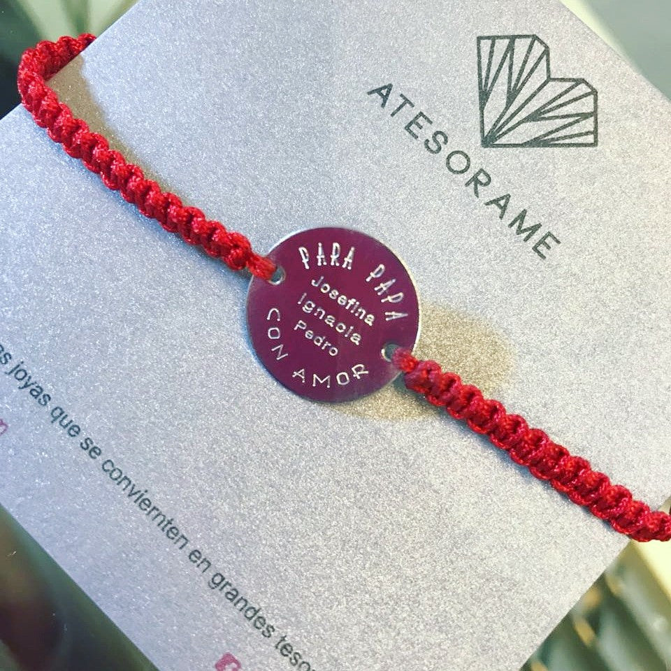 Red Woven Bracelet