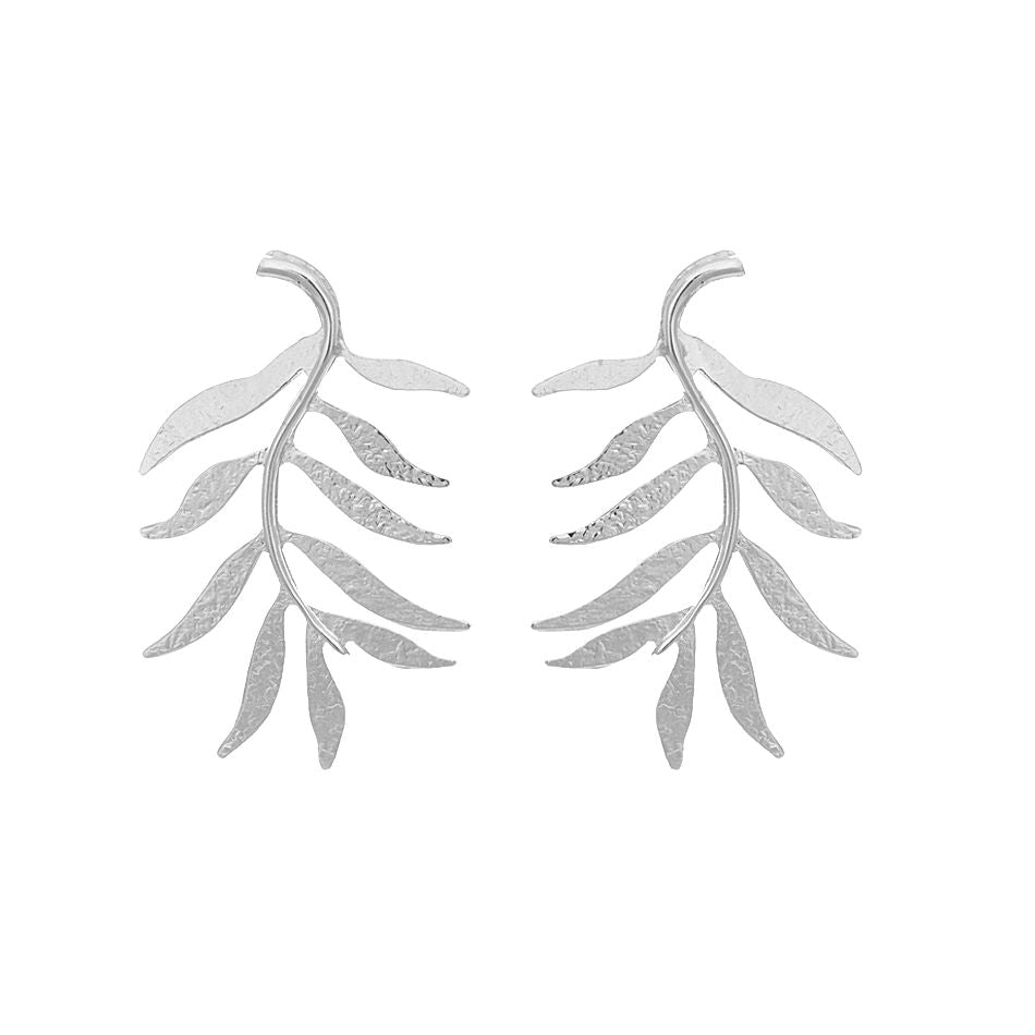 Silver Forest Hoops