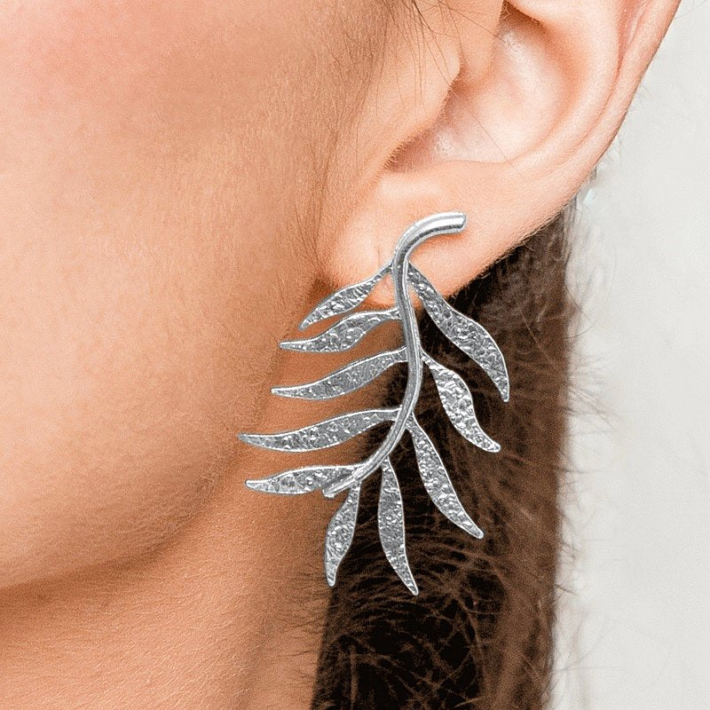 Silver Forest Hoops