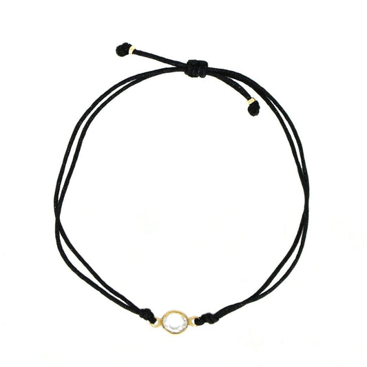 Shine Black Thread Bracelet 