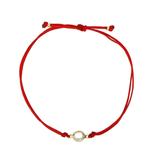 Shine red thread bracelet 