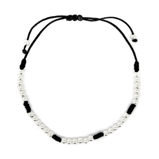 Beaded Silk Thread Bracelet 