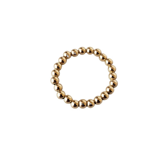 Ball ring 3mm gold 14K