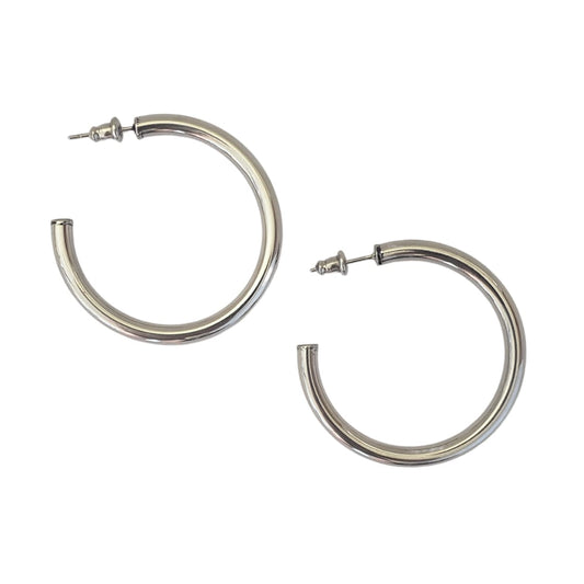 Vintage Silver Hoops 42mm