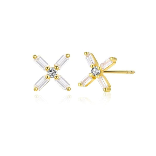 Ash Gold Hoops