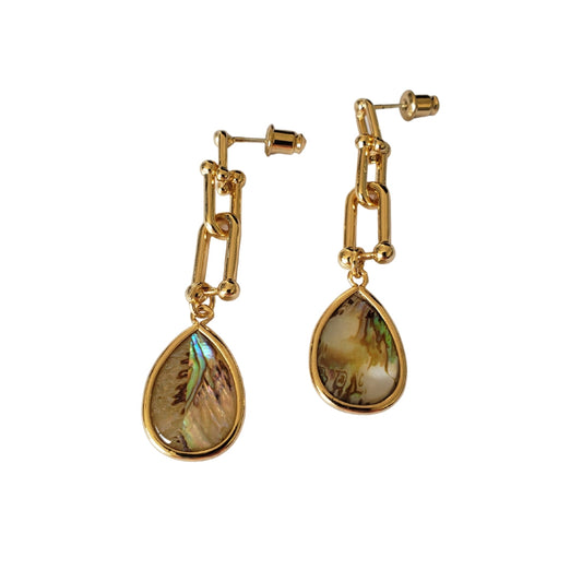 Maxi Pearl Gold Hoops