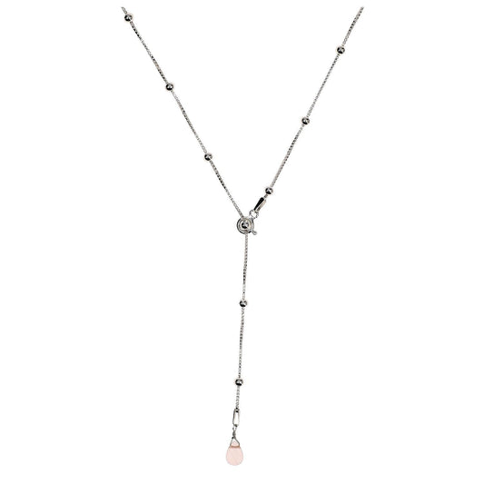 Cascade Melissa Rose Quartz Silver