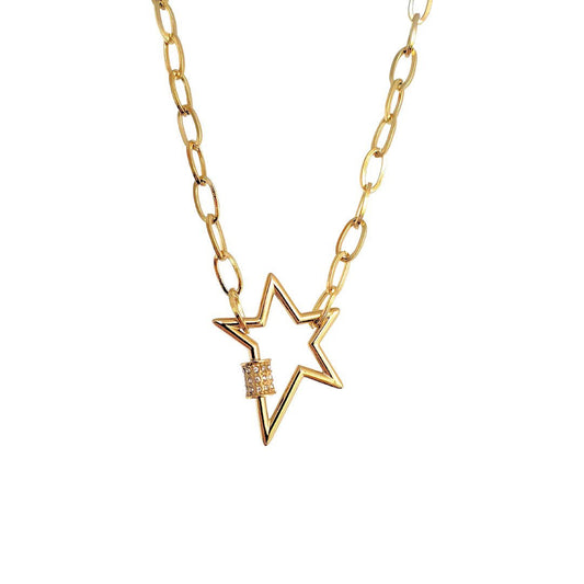 Chain Star Gold Necklace