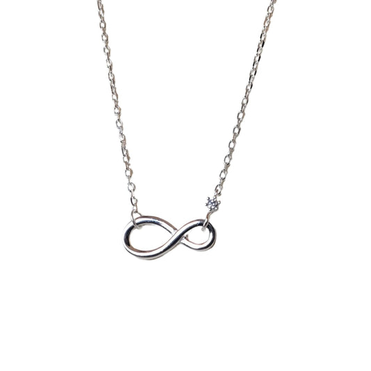 Collar Infinito Shine Plata