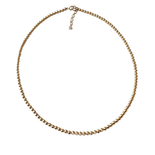 Collar Ball 3mm oro 14K