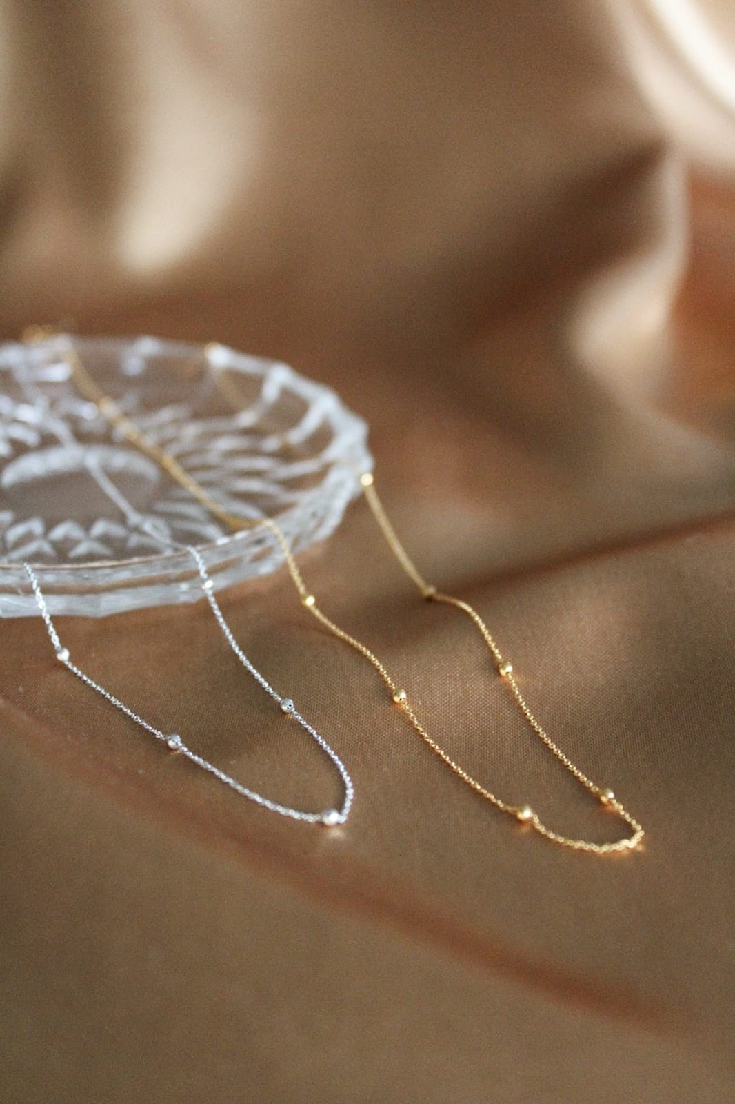 Collar Melissa Oro Blanco 18K