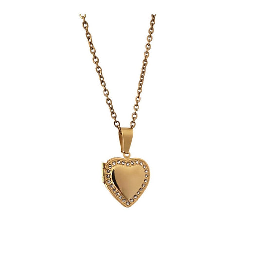 heart gold locket