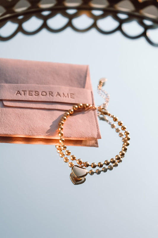 Dots Heart Bracelet