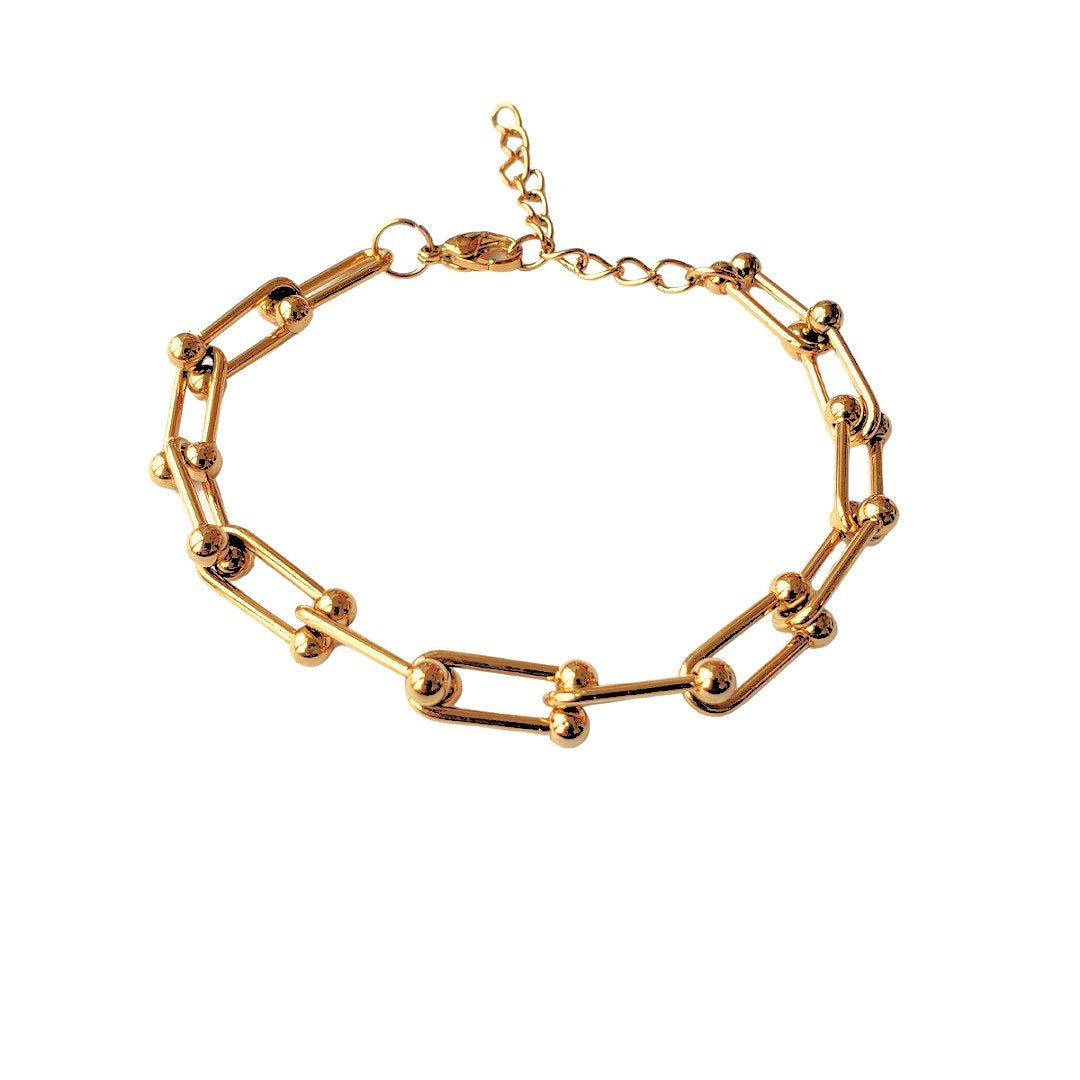 Maxi gold bracelet