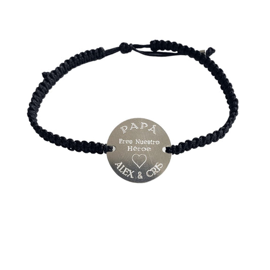 Black Woven Bracelet 