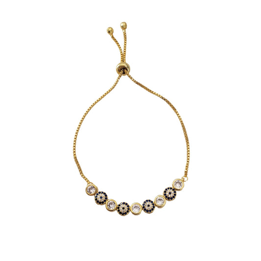 Gold Adjustable Protection Bracelet
